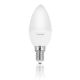WhiteEnergy LED Žiarovka SMD2835 C37 E14 5W Teplá biela