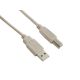 4World Kabel USB 2.0 AM-BM 3.0m Gray