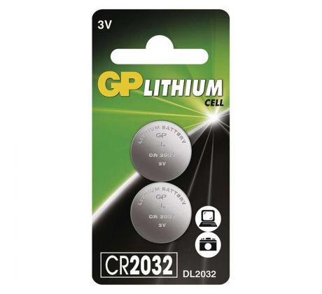 GP CR2032 Lithiová gombíková batéria (2ks)