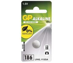 Alkalická Batéria GP 186  LR43 V12GA