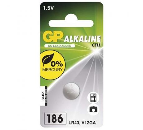 Alkalická Batéria GP 186  LR43 V12GA