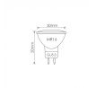 WhiteEnergy LED Žiarovka SMD 2835 MR16 GU5.3 5W