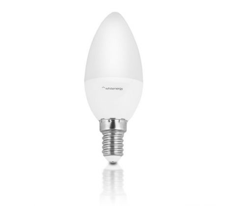 WhiteEnergy LED Žiarovka SMD2835 C37 E14 5W Teplá biela
