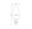 WhiteEnergy LED Žiarovka SMD2835 C37 E14 7W Teplá biela