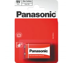 Panasonic 9V Zinc Carbon Red