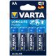 VARTA LONGLIFE 4 AA Batérie (4ks)