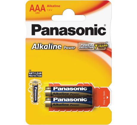 PANASONIC Alkaline Power 2ks AAA Batéria 04270341