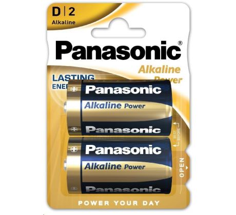 Panasonic Alkaline Power D Batérie 2ks