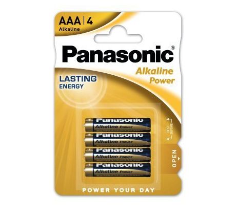 PANASONIC Alkaline Power 4ks AAA Batérie