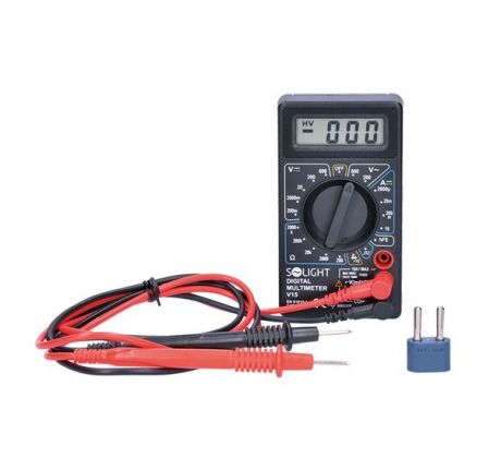 Solight multimeter, test diódy, ochrana proti preťaženiu, bzučiak