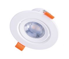 Solight WD215 LED podhľadové svietidlo bodové, 9W, 720lm, 4000K, okrúhle, biele