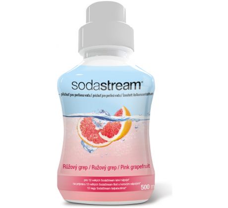 Sirup ružový grep 500 ml SODASTREAM