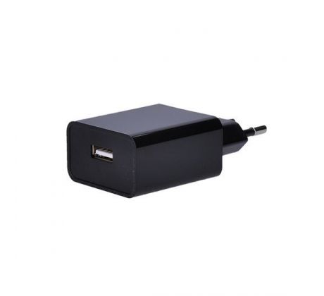 Solight DC47 USB nabíjací adaptér, 1x USB, 2400mA, AC 230V, čierny