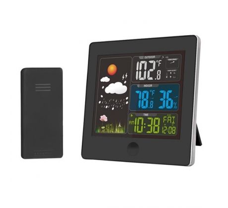 TE80 Meteostanica,farebný LCD,teplota,vlhkosť