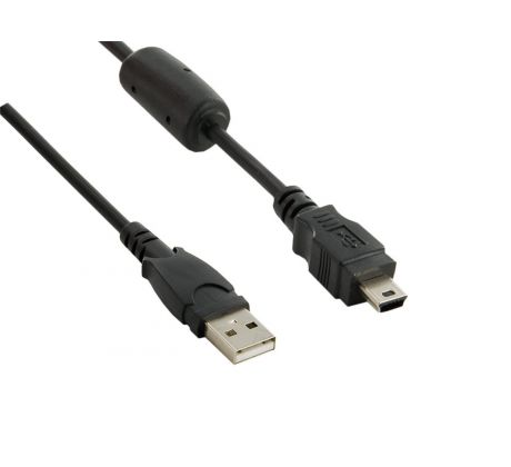 4WORLD Kábel USB A M - miniUSB M 5pin 1,5m