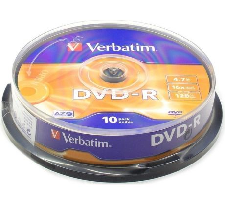 VERBATIM DVD-R (10pack) 16x/4,7GB