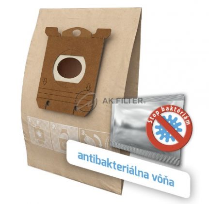 PA 070+V ES-BAG Electrolux, papierové vrecká do vysávača 5 ks + antibakteriálna vôňa