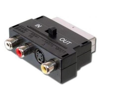PremiumCord Adaptér SCART-3xcinch + S-Video
