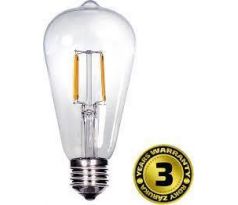 WZ526 LED Žiarovka retro EDISON, ST65 8W E27 3000K