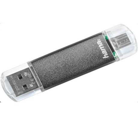 Hama flashPen "Laeta Twin " 32 GB 10 MB/s šedý