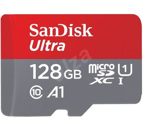SDSQUAB-128G-GN6MA, SanDisk Ultra microSDXC 128 GB + SD Adapter 140 MB/s A1