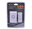 SOLIGHT bezdrôtový zvonček do zásuvky, 120m, IP55, biely