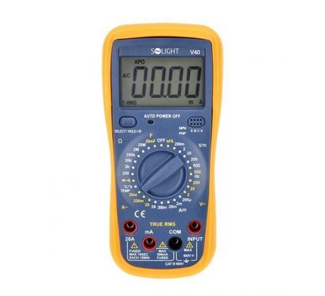 Solight profesionálny multimeter, tru RMS