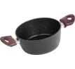 Hrniec MagicHome Black Marble Line, 20 cm, 2,2 lit. s pokrievkou