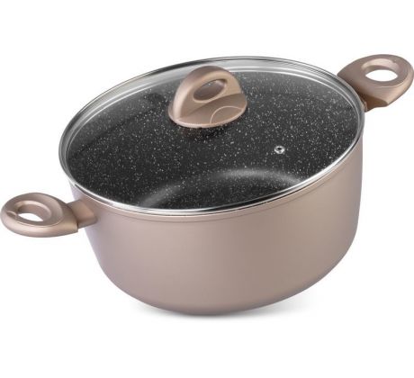 Hrniec MagicHome Coffee Brown Line, 24 cm, 4,0 lit, s pokrievkou