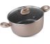 Hrniec MagicHome Coffee Brown Line, 24 cm, 4,0 lit, s pokrievkou