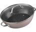 Hrniec MagicHome Coffee Brown Line, plytký, 26 cm, 2,8 lit., s pokrievkou, pekáč do rúry