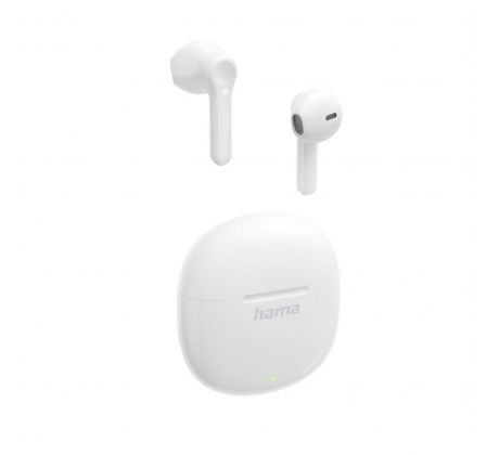 Hama Bluetooth slúchadlá Action One, kôstky, biele